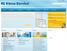 Tablet Screenshot of ksklimaservice.com